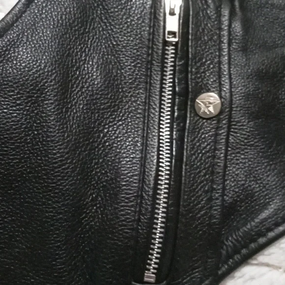 First Classic Leather Moto Chaps